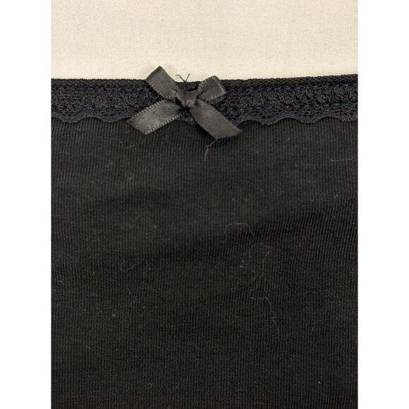 Wild Fable Long Sleeve Off The Shoulder Top Size L Cropped Bow Y2K Whimsygoth - Picture 3 of 7